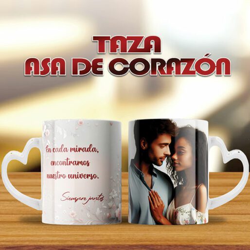 TAZA CON ASA DE CORAZÓN